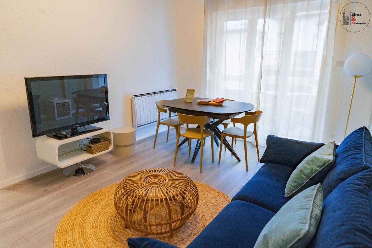 Chez La Clo' - Joli 2 Pieces, Parking Gratuit, Acces Direct Tram 2 Min A Pied Apartment Страсбург Екстериор снимка