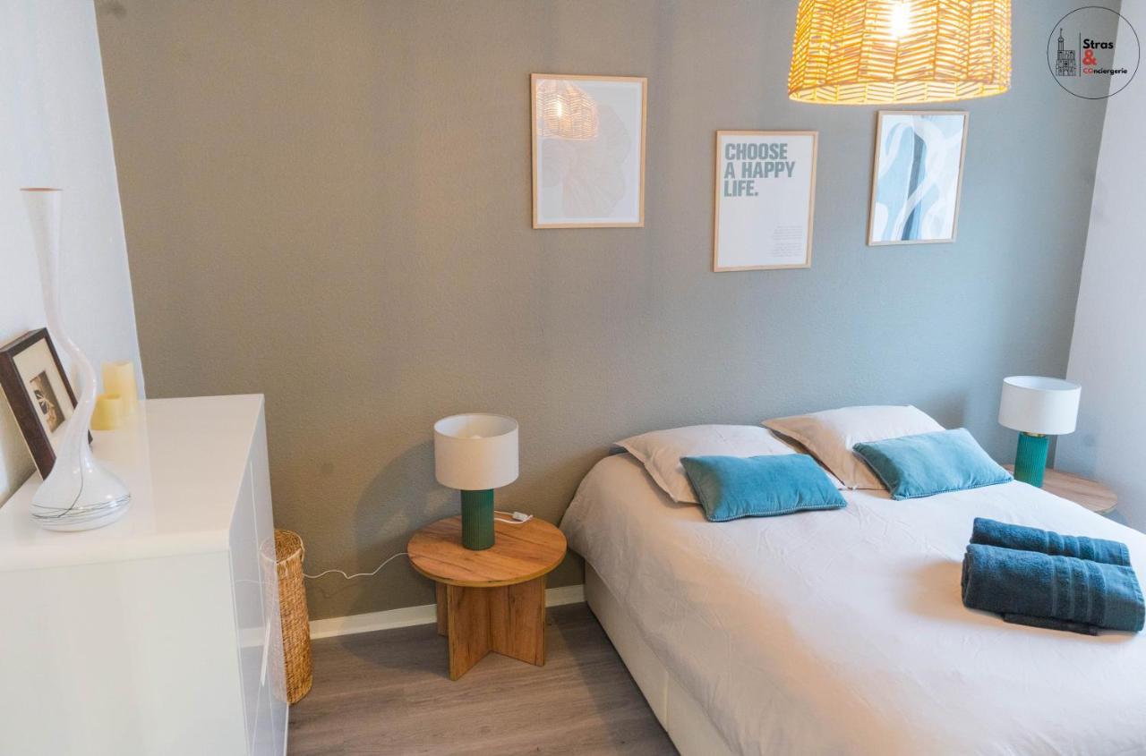 Chez La Clo' - Joli 2 Pieces, Parking Gratuit, Acces Direct Tram 2 Min A Pied Apartment Страсбург Екстериор снимка