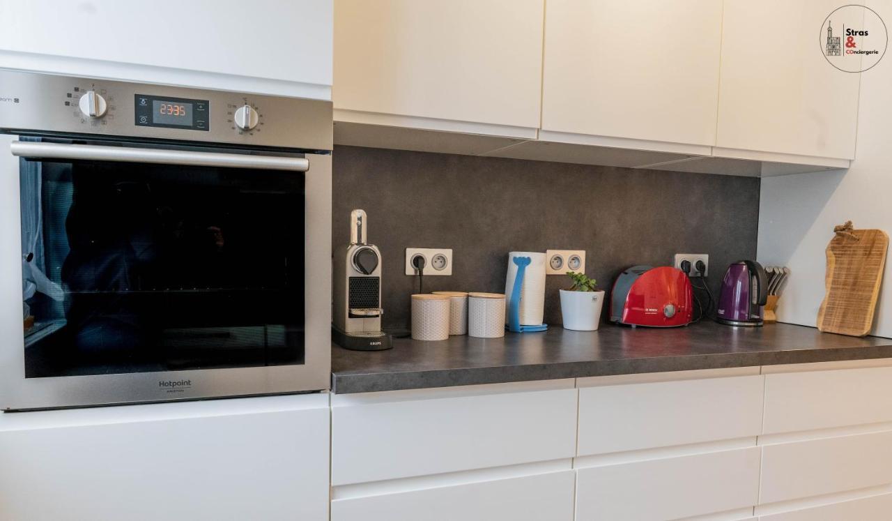 Chez La Clo' - Joli 2 Pieces, Parking Gratuit, Acces Direct Tram 2 Min A Pied Apartment Страсбург Екстериор снимка