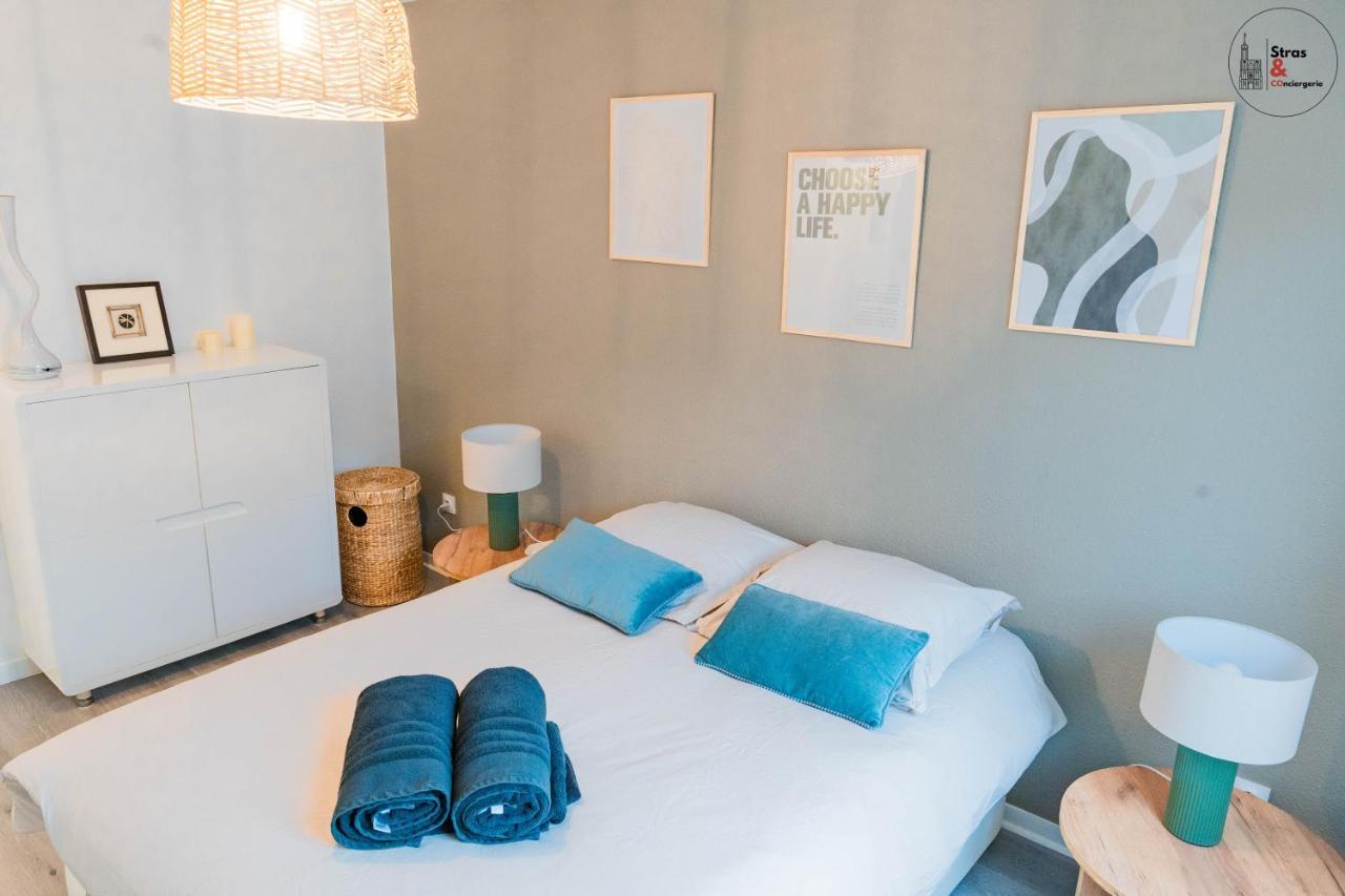 Chez La Clo' - Joli 2 Pieces, Parking Gratuit, Acces Direct Tram 2 Min A Pied Apartment Страсбург Екстериор снимка