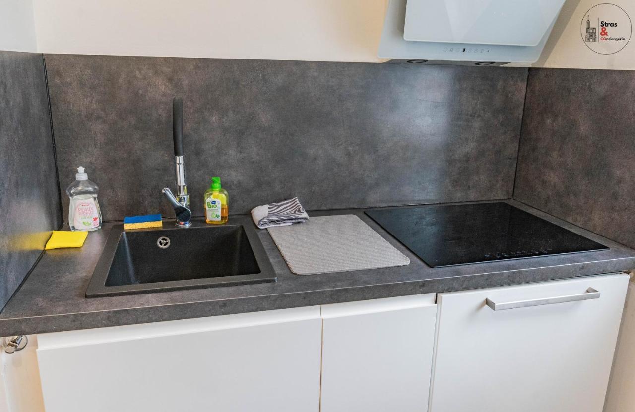 Chez La Clo' - Joli 2 Pieces, Parking Gratuit, Acces Direct Tram 2 Min A Pied Apartment Страсбург Екстериор снимка