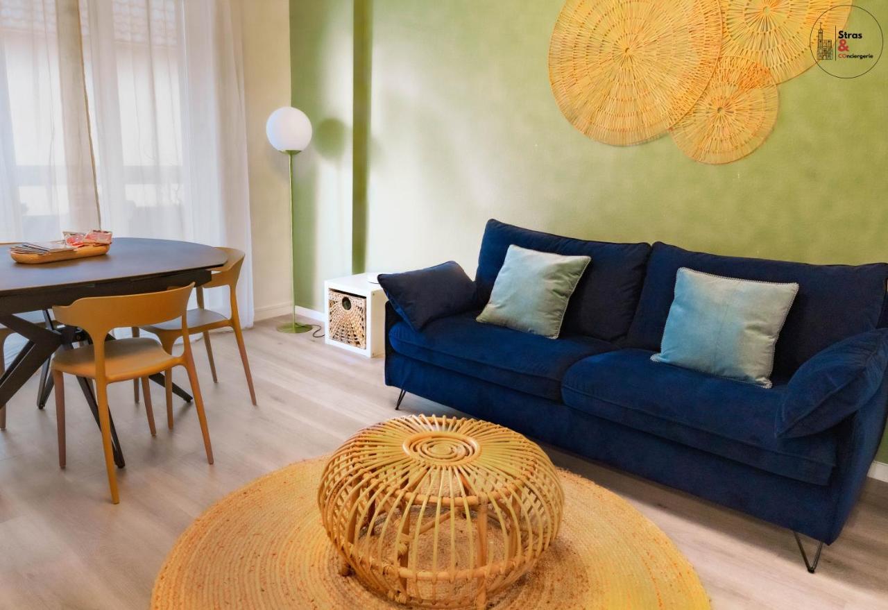 Chez La Clo' - Joli 2 Pieces, Parking Gratuit, Acces Direct Tram 2 Min A Pied Apartment Страсбург Екстериор снимка